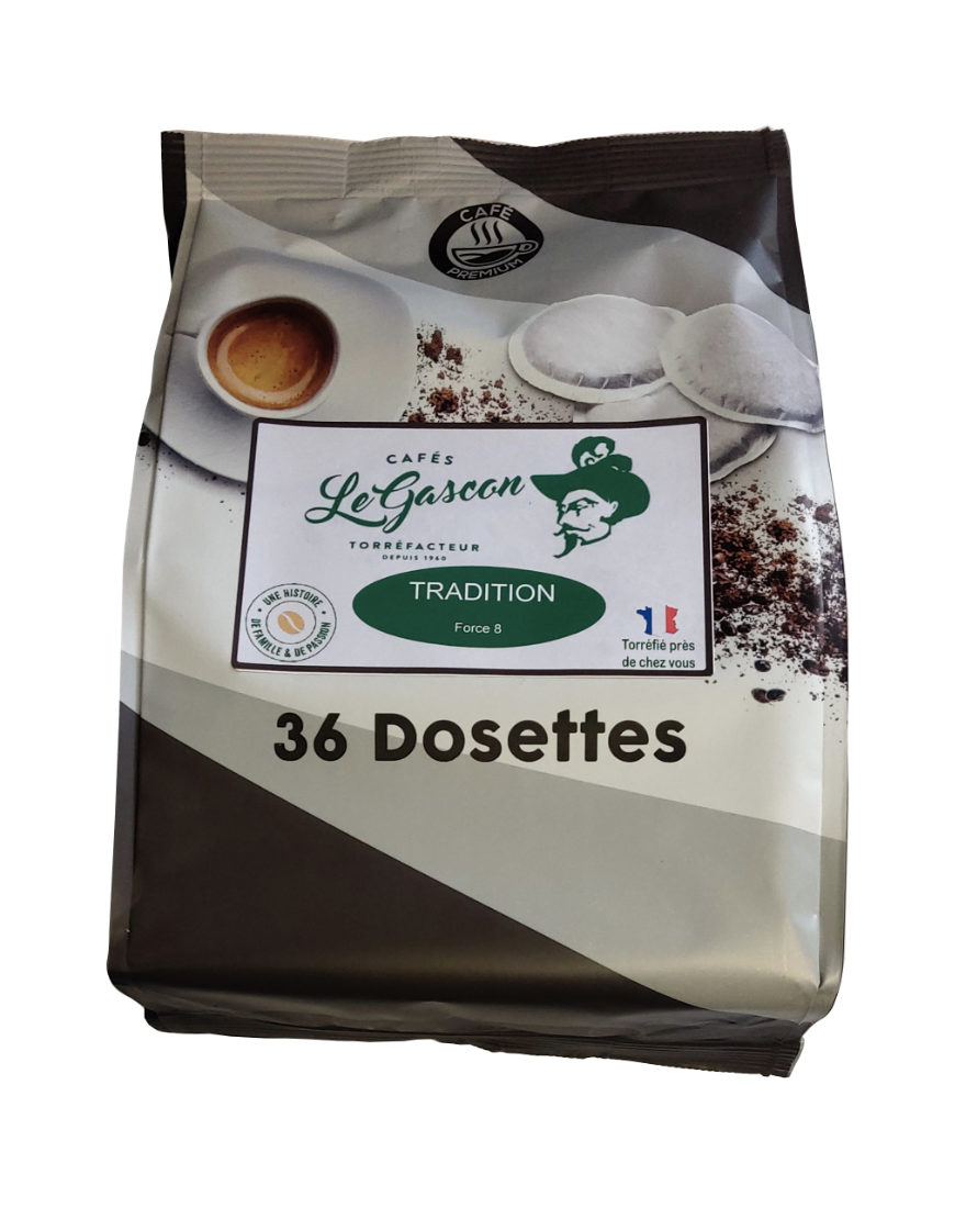 Café dosettes tradition Robusta compatible Senseo, U (x 40)